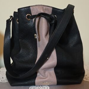 Kate Spade Bennet Street Blk & Rosewater Bucket Bag. Gorgeous!